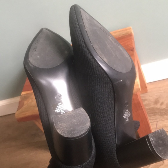 Calvin Klein Women's Ankle Boot. Knitted sock boot. Size 11. - Picture 6 of 9